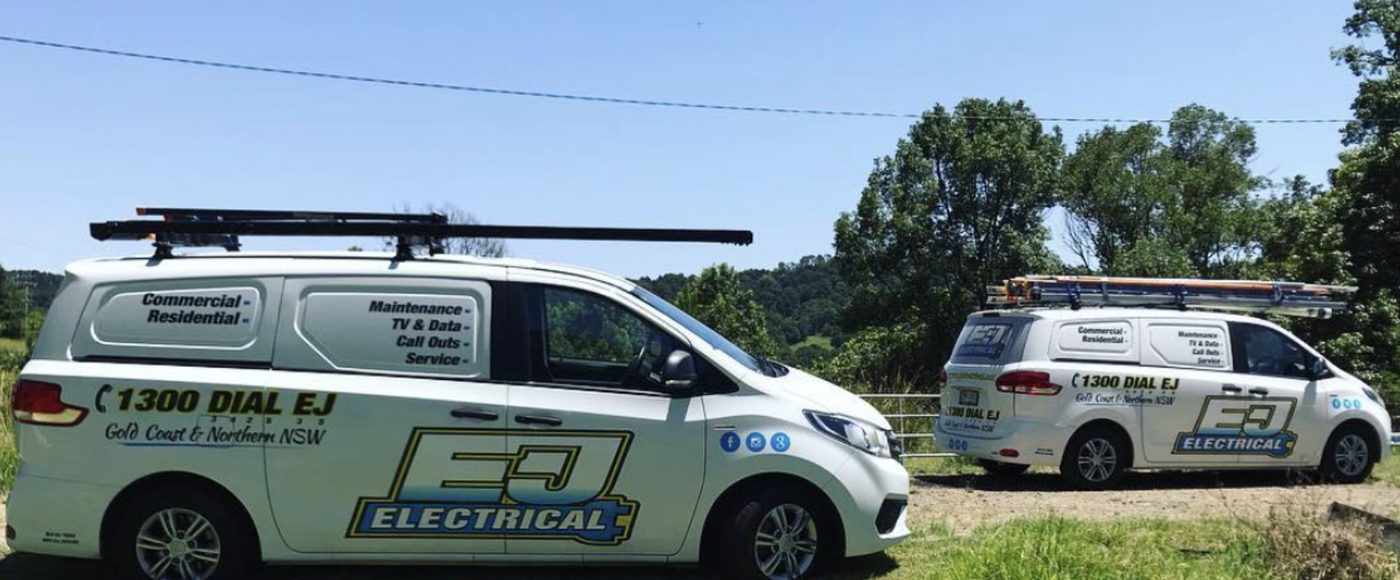EJ Electrical vans servicing Robina